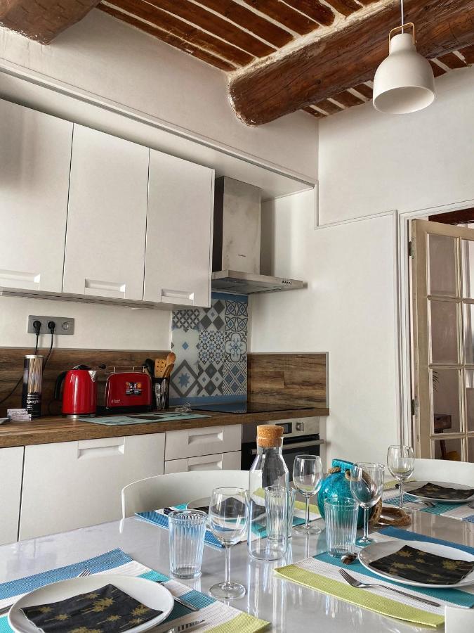 Escapade A Sanary, Au Coeur Du Village, 200M Du Port,Clim,Wifi,Parking Bagian luar foto